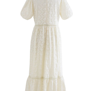 Robe dentelle anglaise matchymood fluide douceur du printemps