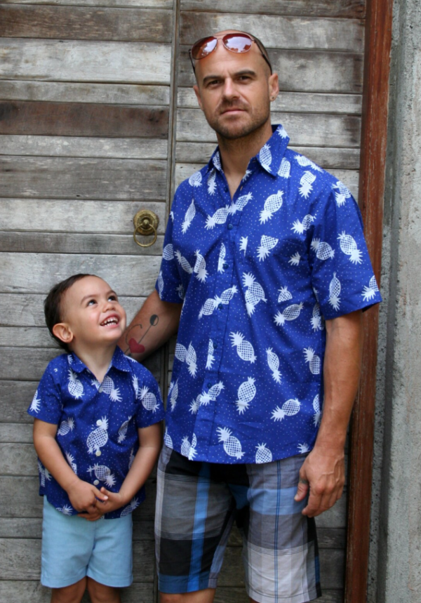 Matchy Chemise Papa Fils ananas mood