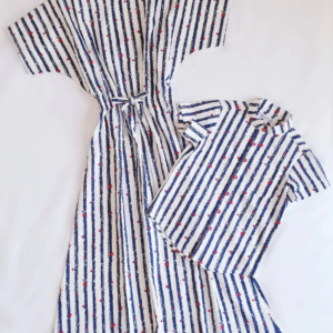 Robe maman chemise garçon