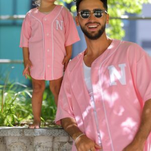 surchemise-matchyfamilly rose poudré