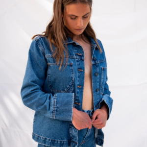 veste denim matchymood pour femme